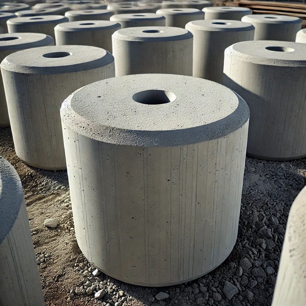 precast light pole foundation uae