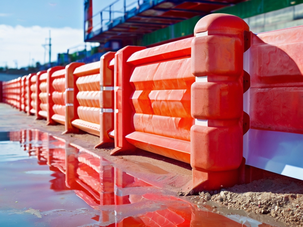 plastic construction barrier