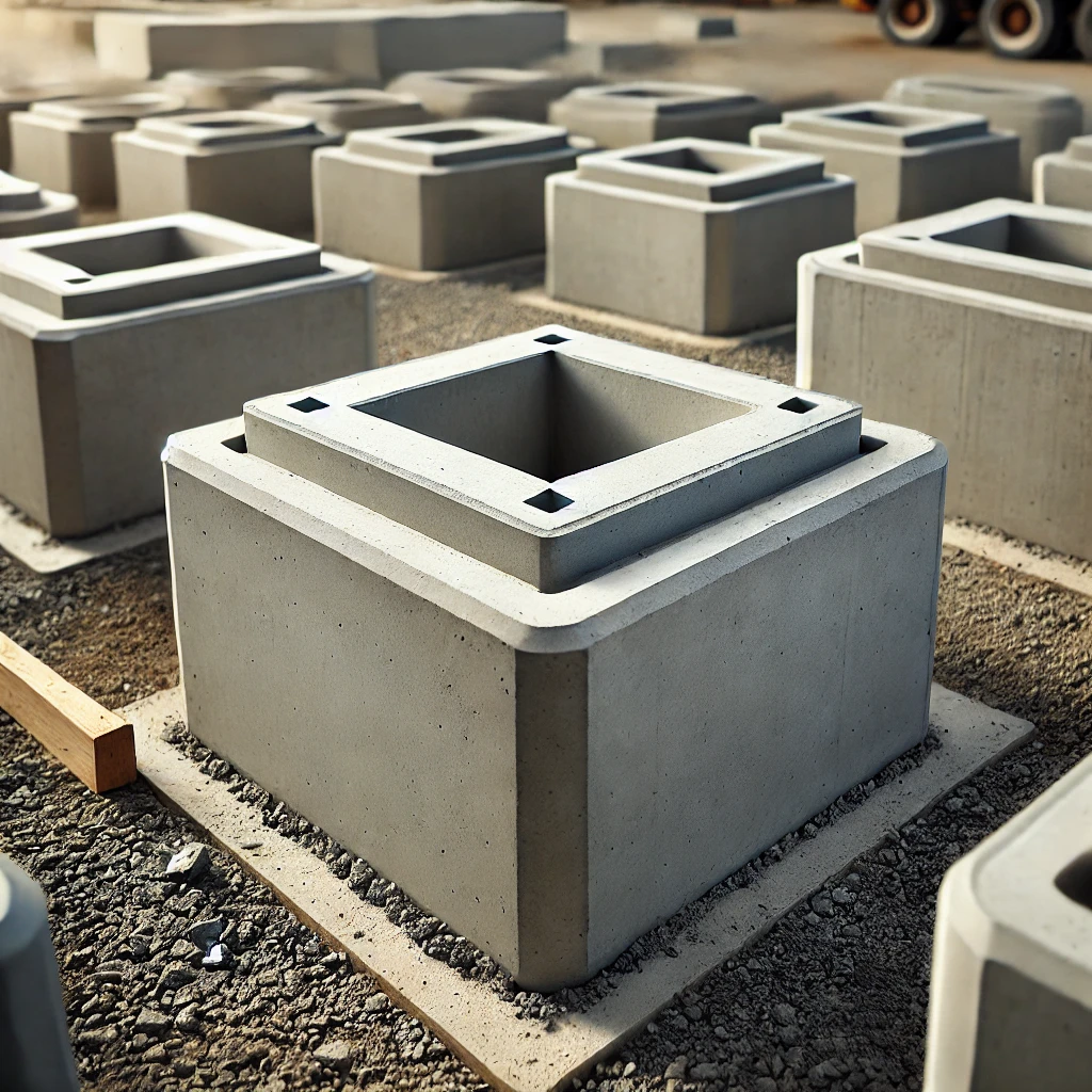 precast concrete pole bases