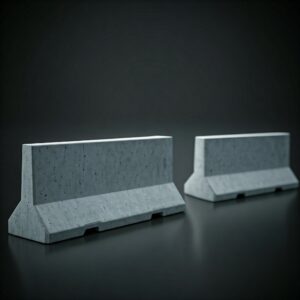 precast f shape concrete barriers