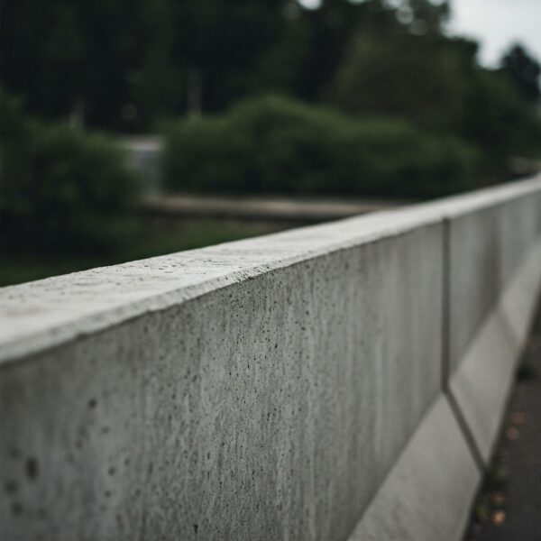 double face concrete barrier